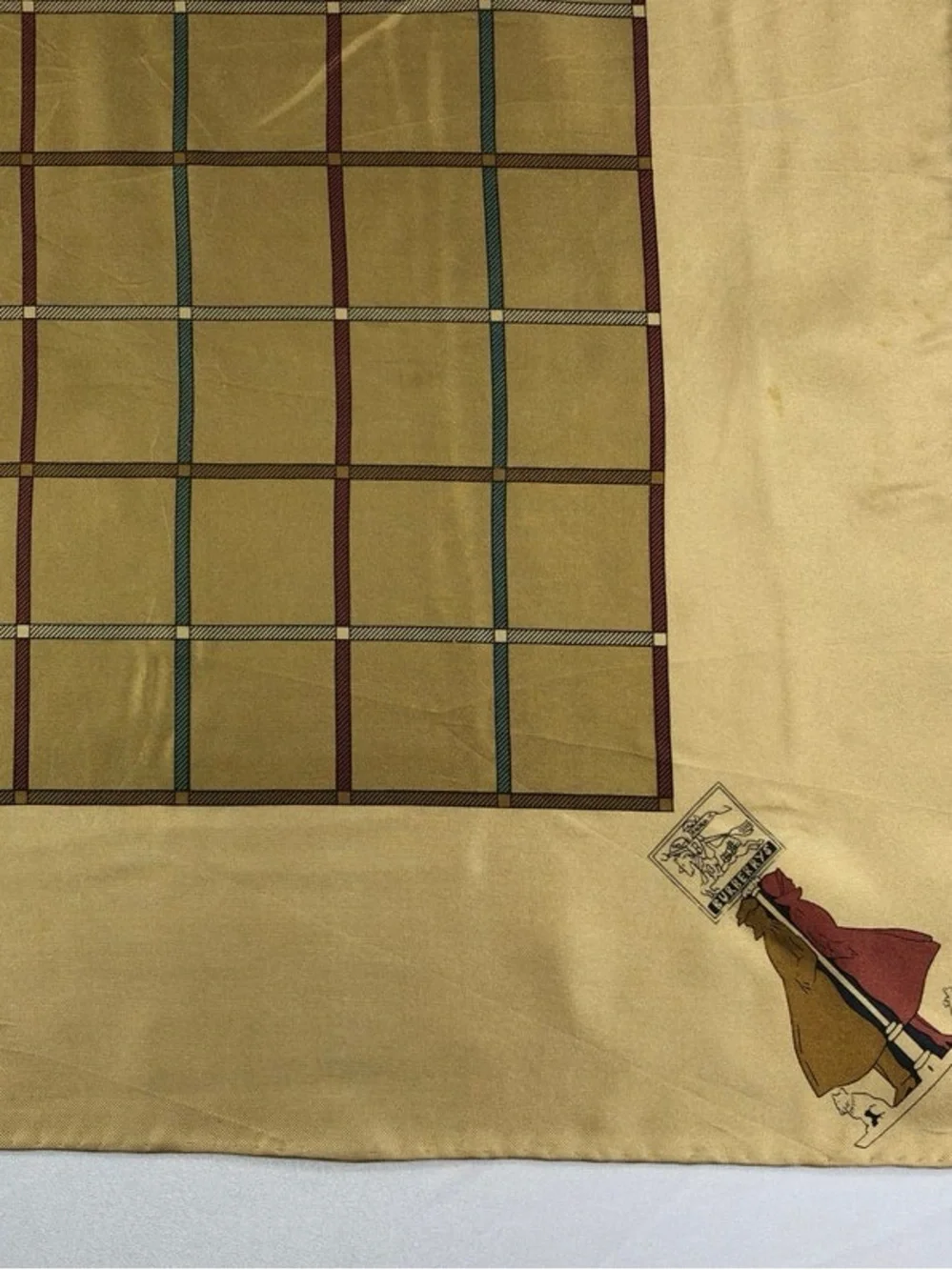 Authentic Vintage Burberrys Square scarf